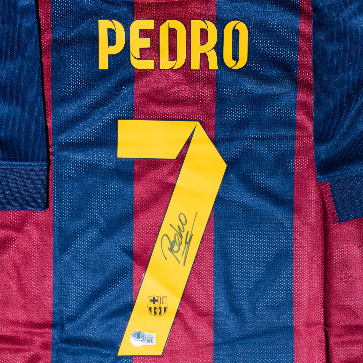 Jersey Firmado Pedro - Barcelona